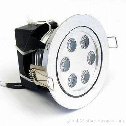 6W LED Downlights with 85 to 265V DC Input Voltages